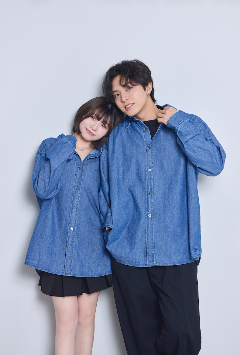 オーバーサイズデニムシャツ